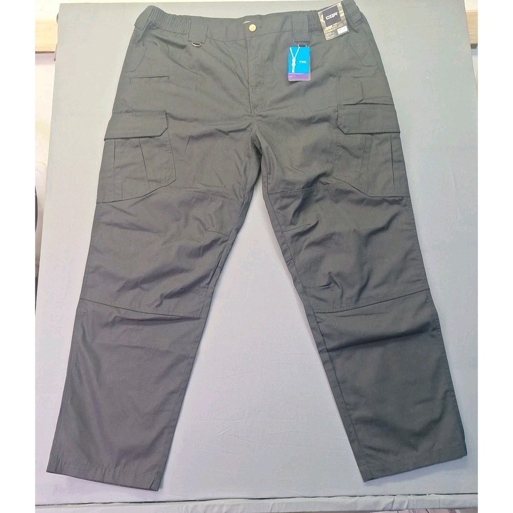 New CQR Gear Men's Tactical Series #TLP120  Utility Cargo Pants Black Size 44x32